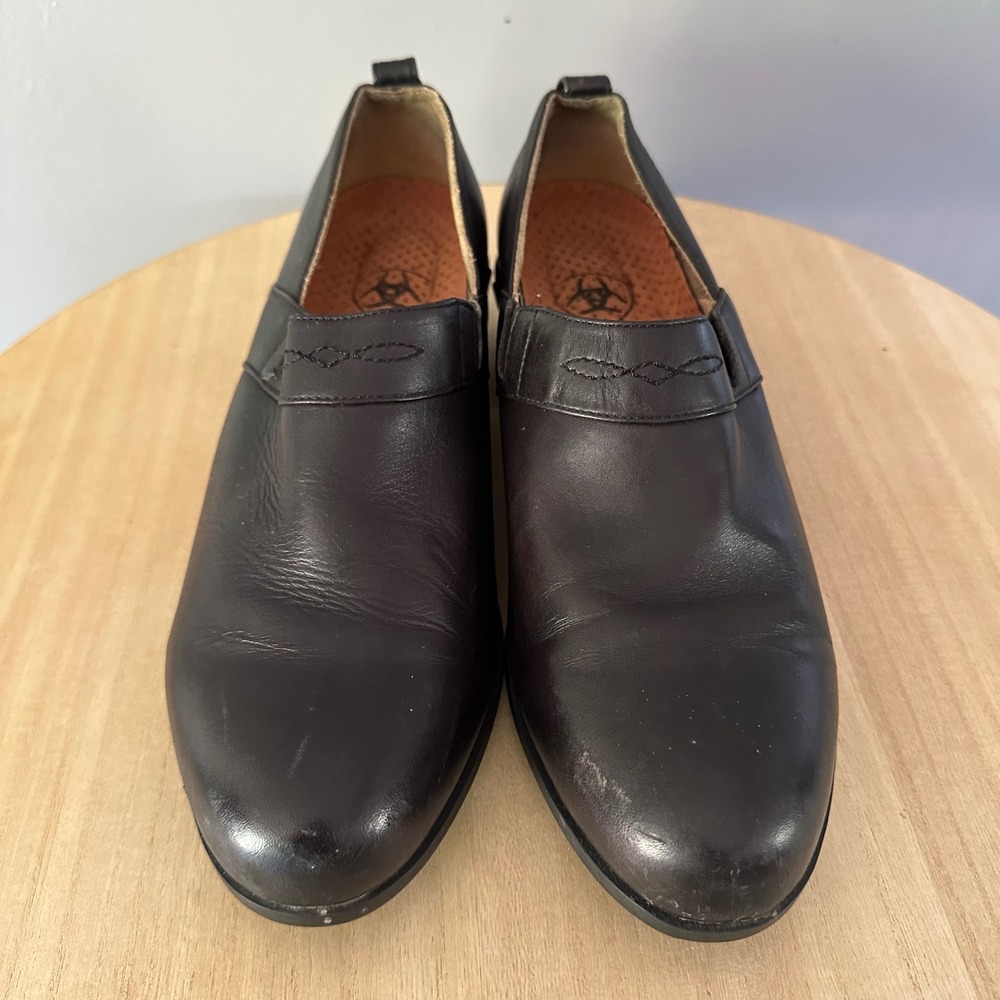 Ariat Black Leather Mules